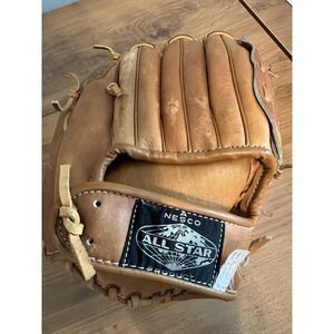 Nesco 8040 Baseball Glove Kids Pro-Player Top Grain Cowhide Deep Scoop Pocket